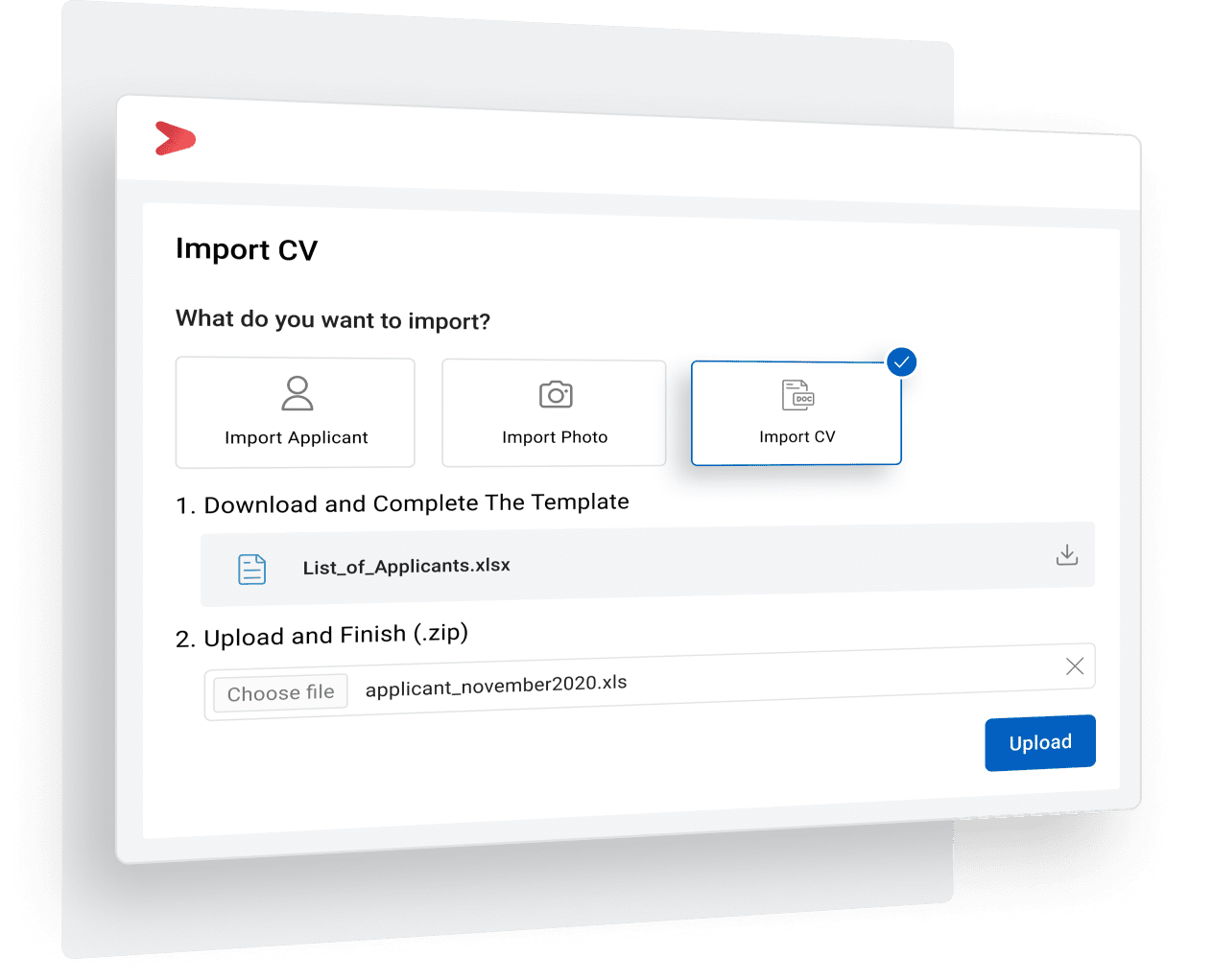 Fitur import CV di dalam aplikasi & software rekrutmen karyawan online | Talenta